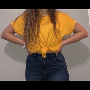 Comfy yellow tee